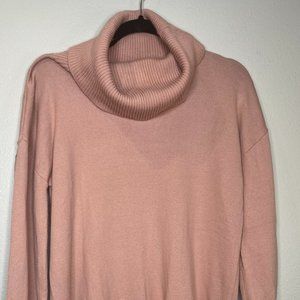 Rosy Mauve lightweight Cowl Neck